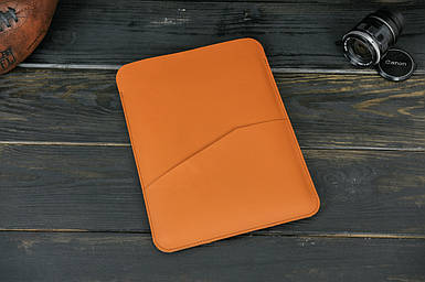 Шкіряний чохол для MacBook Дизайн №30, натуральна шкіра Grand, колір Бруштин