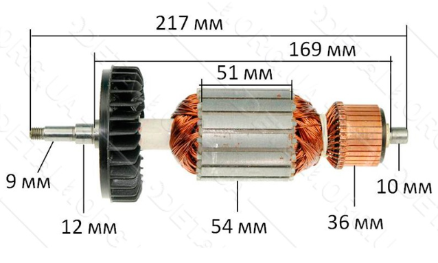 Якір на болгарку Makita GA7030, фото 1