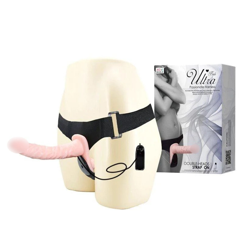 Strapon з двома насадками ультра пристрасний джгут BW-022049, фото 1