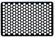 Килимок гумовий під вхідні двері "Соти" 40х60см, Україна (66-157)