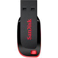 Быстрая флешка usb 3.0 SanDisk USB2.0 Cruzer Glide 128GB Black-Red