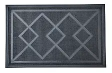 Килимок гумовий під вхідні двері шипований 35х55см, Україна (66-162)