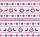 Подарунковий папір білий крейдований ТМ "LOVE & HOME" фінський принт в асортименті 0,7x10 м, фото 8