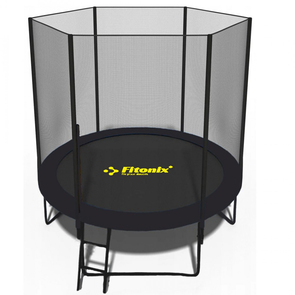 Батут Fitonix 183см + драбинка + зовнішня сітка