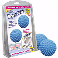 Шарики для стирки белья As Seen On TV Dryer Balls Blue 2 шт.