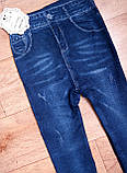 Дитячі лосини, безшовні під джинс весна/осінь 8-9 р. L р, фото 2