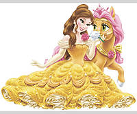 Наклейка ростовая фигура принцесса Белль Артикул 41099