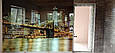 Скляна панель для ванни / Панно Місто на воді, фото 2