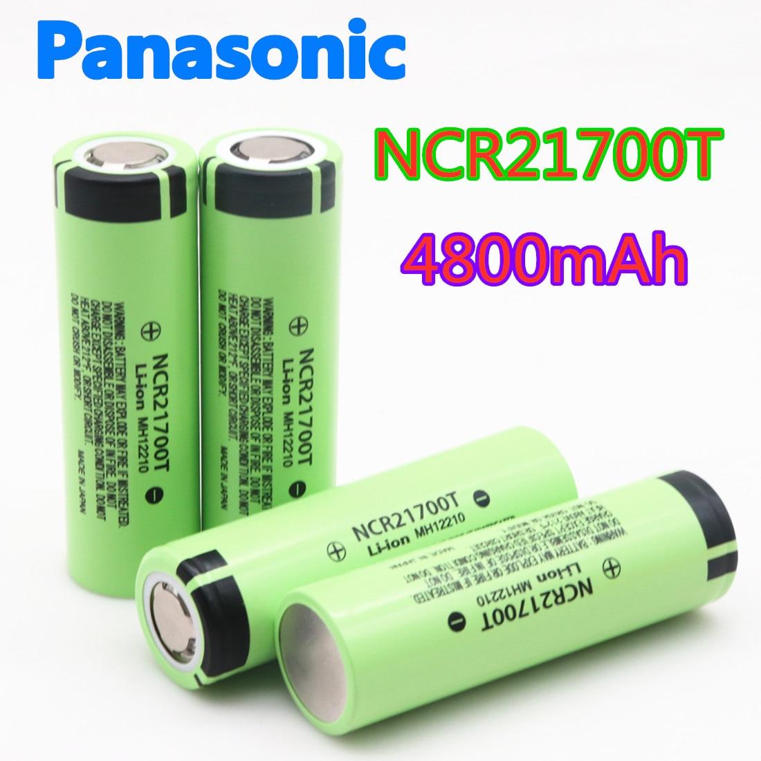 Оригінальний Акумулятор PANASONIC NCR21700T (MH12210) 21700 4800mAh 10A Li-Ion без ефекту пам'яті 1000 циклів