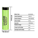 Оригінальний акумулятор PANASONIC NCR18650B (MH12210) 3400 mAh 8A Li-Ion Japan, Original, фото 6