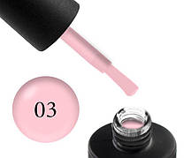 База камуфліруюча каучукова для гель-лака Couture Colour Cover Rubbbber Base Coat 03, 9 мл