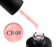 База камуфліруюча каучукова для гель-лака Couture Colour Cover Rubbbber Base Coat 08, 9 мл