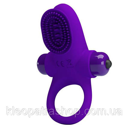 Віброкільце PRETTY LOVE VIBRANT PENIS RING II Purple, фото 2