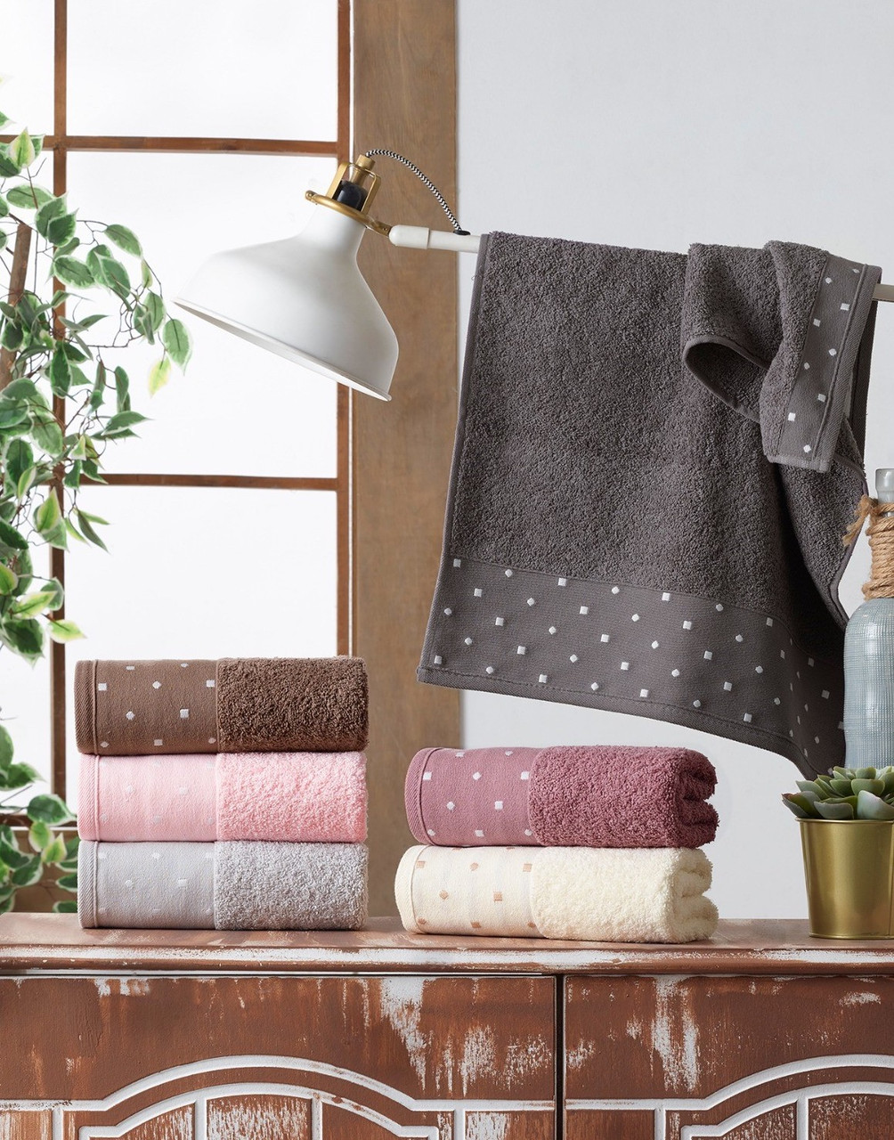 Рушники махрові Туреччина Cestepe Vip Cotton Inci 100% бавовна, фото 1