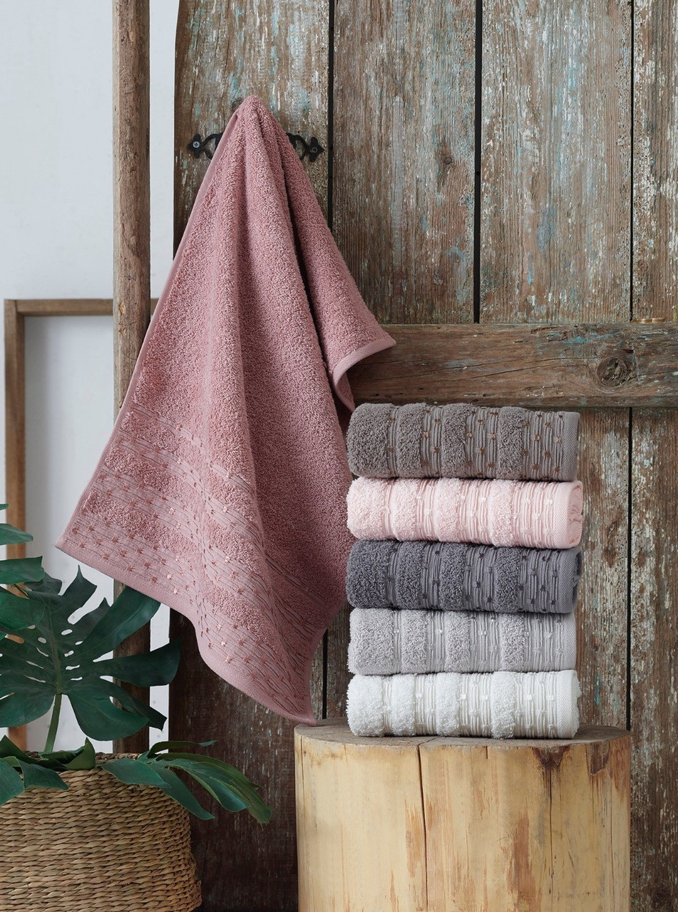 Рушники махрові Туреччина Cestepe Vip Cotton Lupen 100% бавовна, фото 1