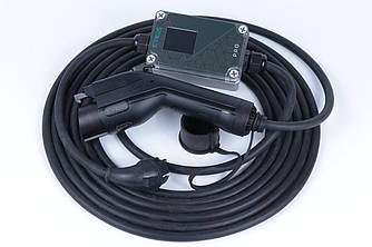Зарядний пристрій на електромобіль EVEUS 3.7 кВт Pro 16А Type 2 (Mennekes) экран Wi Fi (колишній Energy Star)