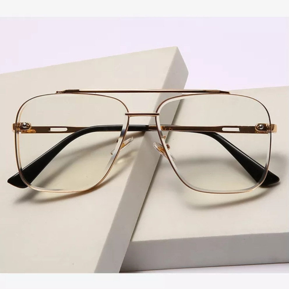 Купить Квадратные очки авиаторы с прозрачной линзой, цена 370 ₴ — Prom ...