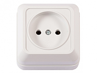 Розетка LUXEL Опера накладна 2001 білий