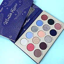 Палетка тіней Parisa Winter Kisses Ice Love, 15 кольорів, ТЕРМІН ДО 12.2025