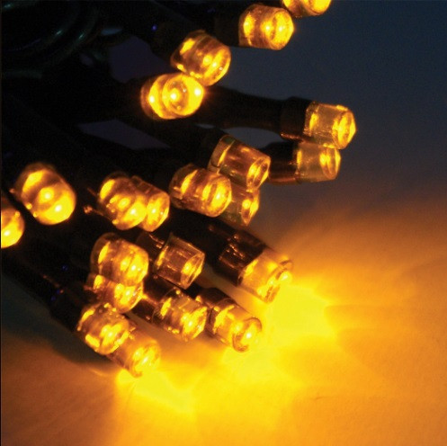 Гірлянда нитка Chritmas Lights 400 Led 25 м Чорний дріт Теплий білий (KG-4160)