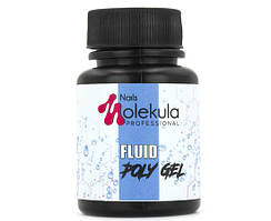 Флюїд для роботи з полігелем Nails Molekula Fluid Poly Gel, 30 мл