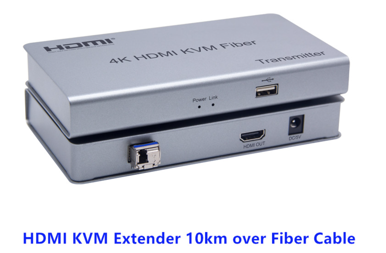 Передавач 4K HDMI KVM подовжувач TX RX USB-миша/клавіатура за оптоволокном 939-KVM, фото 1
