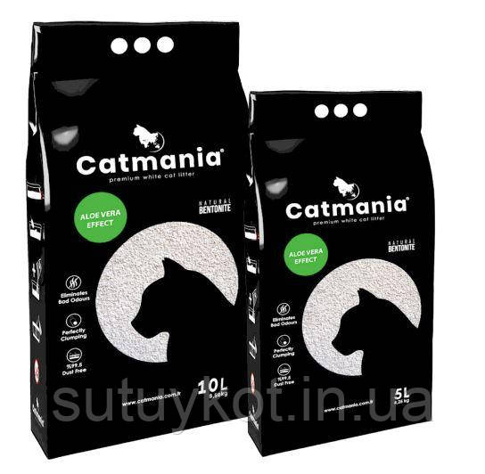 CATMANIA (Кетманія) наповнювач із білої глини з ароматом алое віра, 10 л