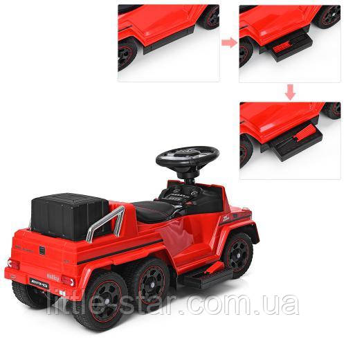 Детский электромобиль каталка толокар M 3853EL-3, красный - фото 4 - id-p1570676510