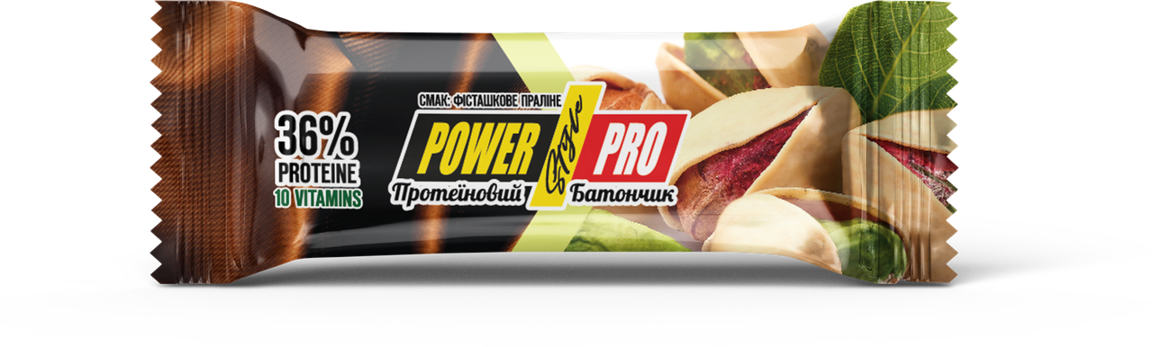 Протеїновий батончик Power Pro 36% Фісташкове праліне 60 г