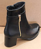 Черевики жіночі демі на підборі від виробника модель ЛС23-577, фото 4