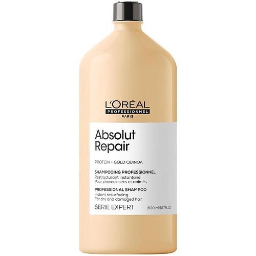 Шампунь для глибокого відновлення пошкодженого волосся Absolut Repair Lipidium Gold Quinoa + Protein 1500 мл