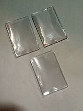 Обкладинка прозора на пластикові картки, щоки 90 мм на 60 мм