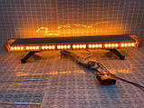 Проблискова світлова панель LED80-108 см.( помаранчевий корпус ), фото 7