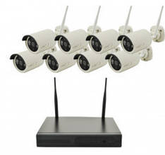 Система відеоспостереження 5G KIT WiFi набір на 8 камер комплект