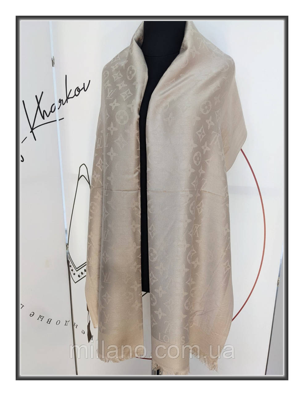 Шарф L.V шовк