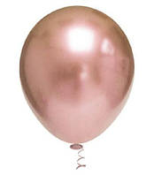 Шары латексные хром розовое золото, воздушный шар 13 см 5" для фотозоны комплект 5 шт Gemar Италия