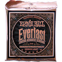 Струны Ernie Ball 2546 Everlast Phosphor Bronze 12-54 Medium Light