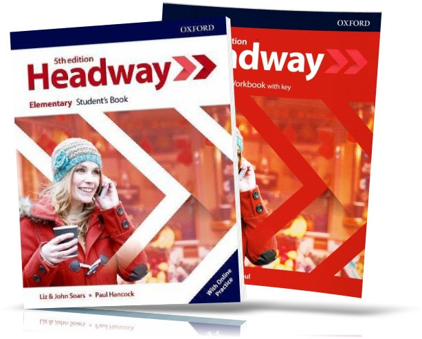Headway Elementary 5th edition, student's + Workbook / Підручник + Зошит (комплект) англійської мови