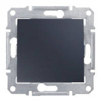 Перемикач Schneider-Electric Sedna 1-клавішний перехресний графіт ( SDN0500170 )