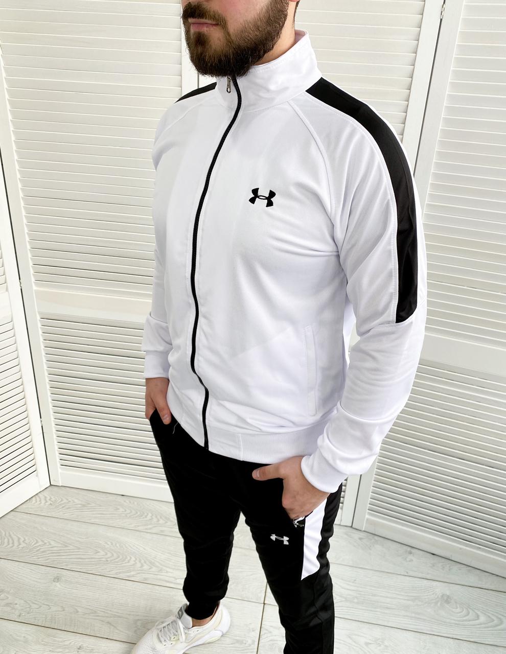 Белый спортивный костюм Under Armour мужской Андер Армор костюм спортивный Турция - фото 5 - id-p1570719286