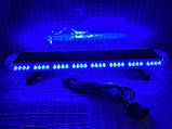 Проблесковая світлова панель LED80-108 см. (синій корпус ), фото 7