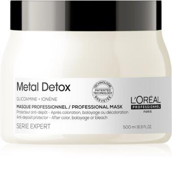 Маска для запобігання металевим накопиченням у волоссі Serie Expert Metal Detox 500 мл