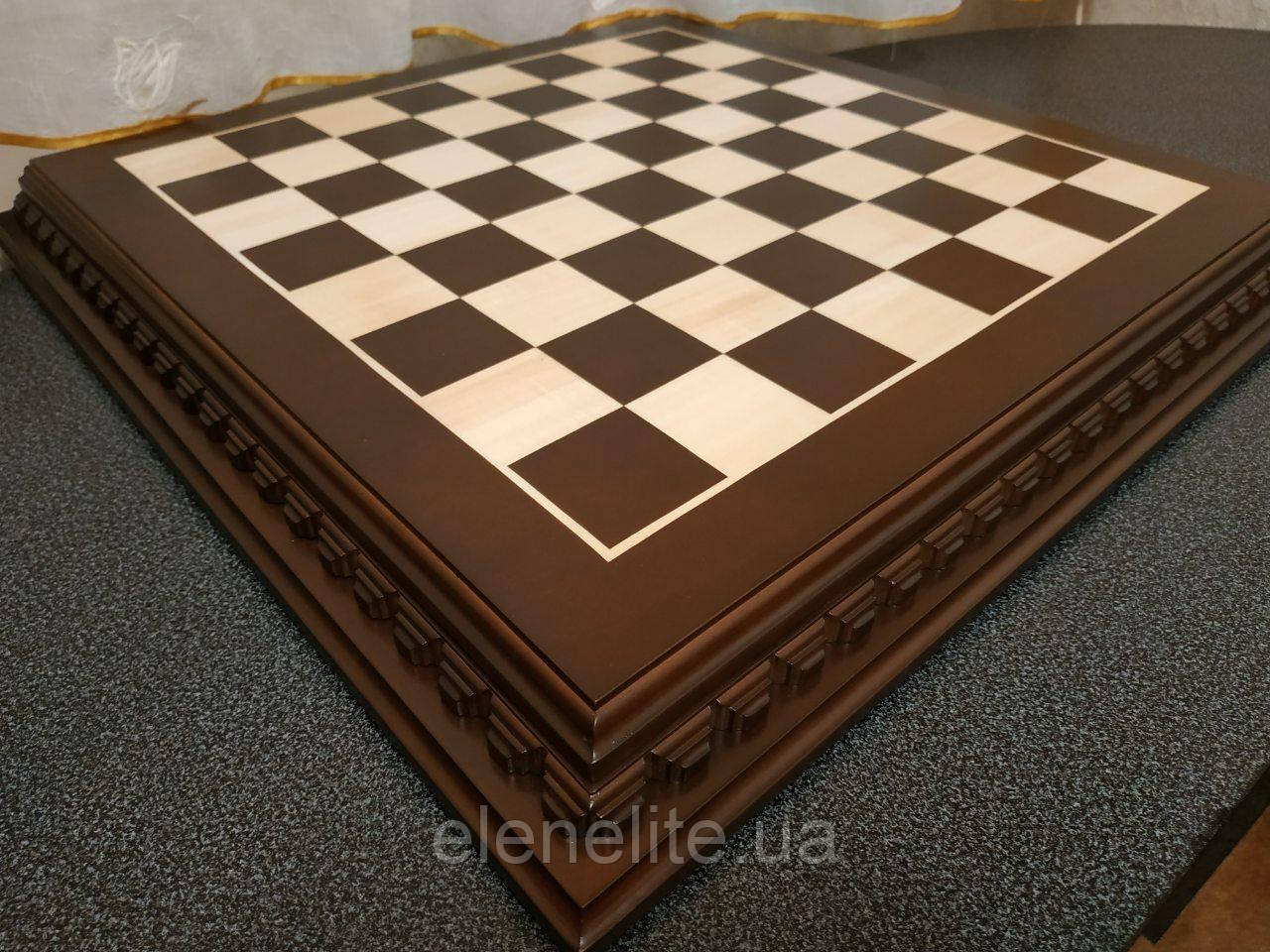 Классическая Шахматная Доска "Royal" Из Натуральной Древесины Премиум ...