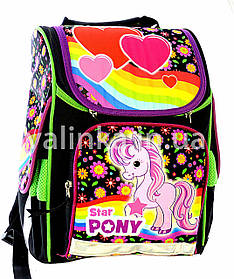 Ранець ортопедичний "Поні" 7819