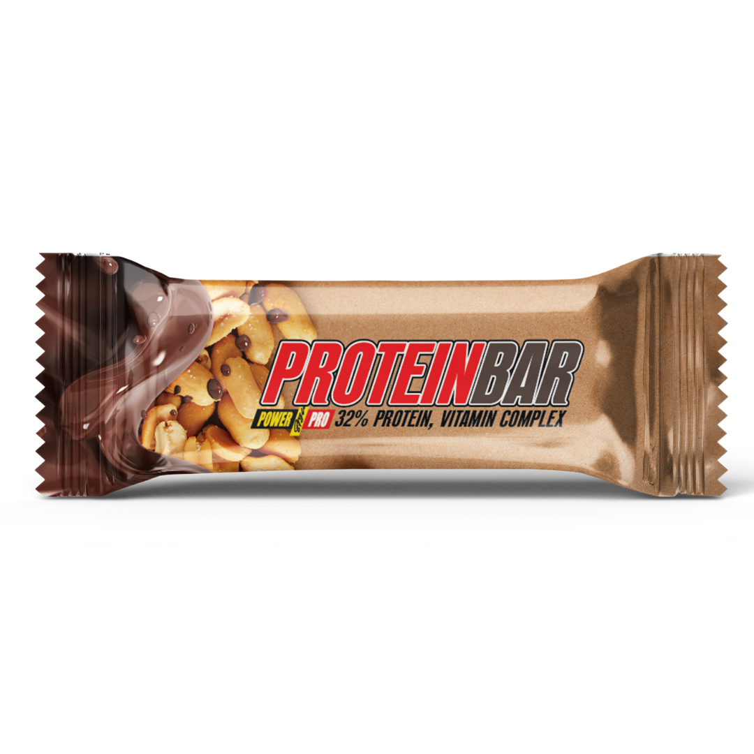 Протеїновий батончик Power Pro Protein Bar 32% з арахісом та карамеллю 60 г