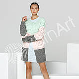 Yarnart ALPINE ANGORA (Альпін Ангора) № 336 темно-синій (Напіввовняна пряжа, нитки для в'язання), фото 4