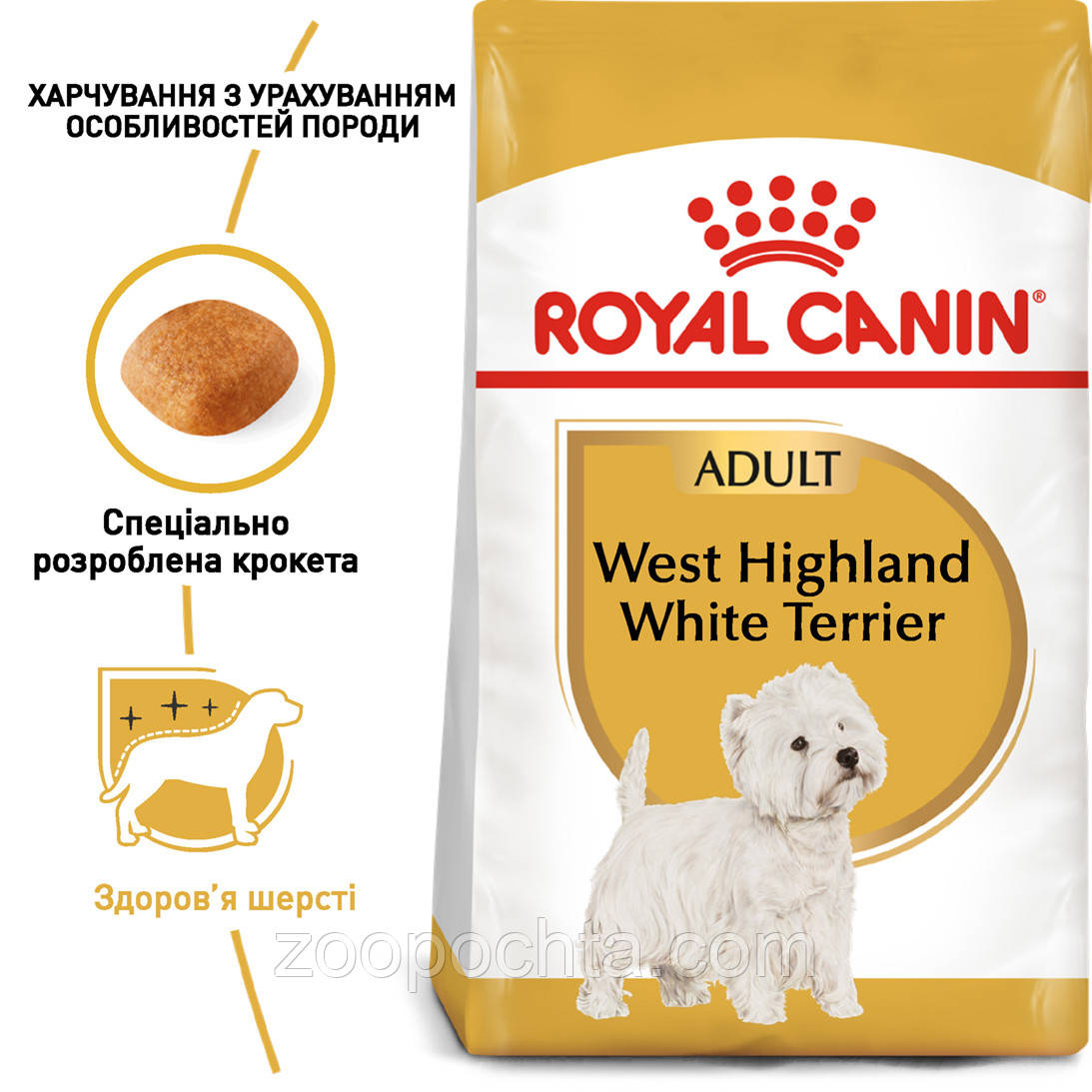 Сухий корм Royal Canin West Highland White Terrier Adult для собак, 3 КГ