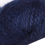 Yarnart ALPINE ANGORA (Альпін Ангора) № 336 темно-синій (Напіввовняна пряжа, нитки для в'язання), фото 3