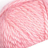 Yarnart ALPINE ANGORA (Альпін Ангора) № 339 рожевий (Напіввовняна пряжа, нитки для в'язання), фото 2