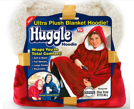 ОПТ/ДРОП!! Толстовка з капюшоном ХУДІ Huggle Hoodie ultra plush blanket hoodie, фото 2